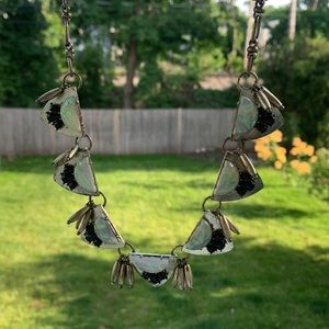 Metallic Opal Necklace